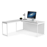 BDI Centro 6402 Return Desk (Satin White)