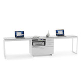 BDI Centro 6402 Return Desk (Satin White)