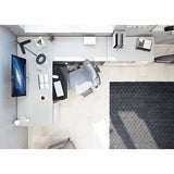 BDI Centro 6402 Return Desk (Satin White)
