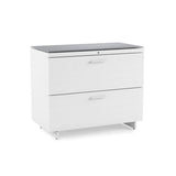 BDI CENTRO 6416 Lateral File Cabinet (White)