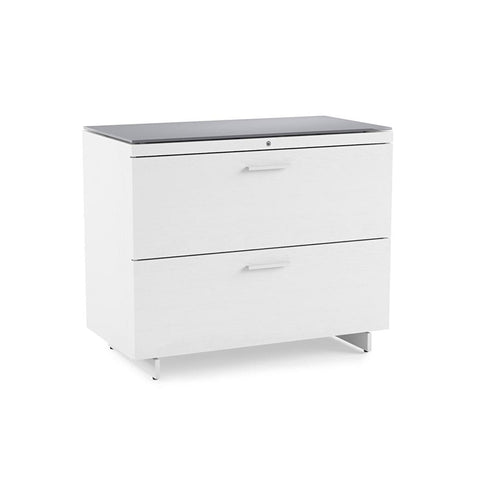 BDI CENTRO 6416 Lateral File Cabinet (White)