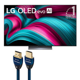 LG OLED65C5PUA 65 Inch 4K OLED evo C5 Smart TV with AudioQuest SKY 3m HDMI Cable
