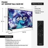 Samsung QN900F 65 Inch 8K Neo QLED Mini LED Smart TV (2025)