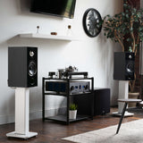 Kanto SX22 22" Tall Fillable Speaker Stands with Isolation Feet - Pair (White)