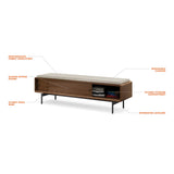 BDI LINQ Bench 9101 with Fabric Cushion