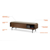 BDI LINQ Bench 9101 with Fabric Cushion