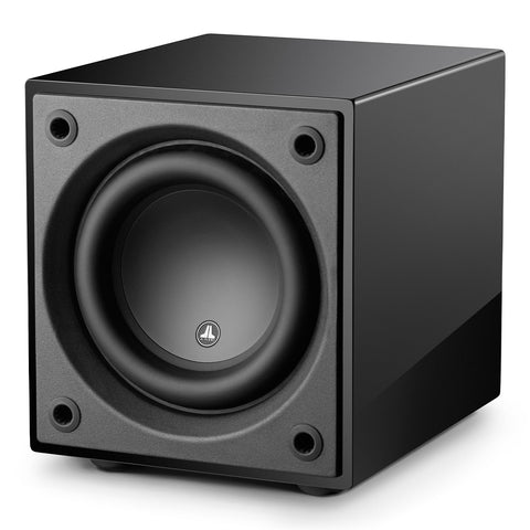 JL Audio Dominion d108 8" Powered Subwoofer - Each (Black Gloss)