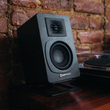 Audio-Technica AT-SP3X Powered Bookshelf Speakers - Pair (Black)