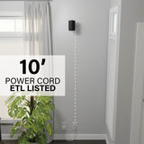 Sanus Universal Tilt & Swivel Speaker Wall Mount and Power Kit - Each