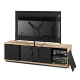 BDI Elements 8703 Weave Media Cabinet (Washed Oak)