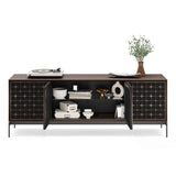 BDI Elements 8709 Constellation Media Cabinet with Console Base (Toasted Oak)