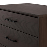 BDI LINQ 9185 Storage Chest with 5 Self-Closing Drawers and Metal Base (Toasted Oak)