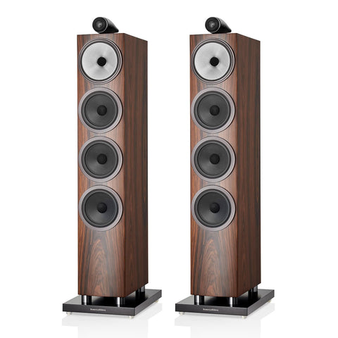 Bowers & Wilkins 702 S3 3-Way Floorstanding Speaker - Pair (Mocha)