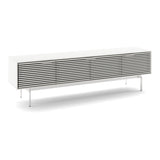 BDI Align 7473 Low 4-Door Cabinet with Console Base (Satin White)