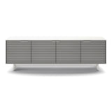 BDI Align 7479 4-Door Cabinet with Media Base (Satin White)