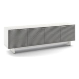 BDI Align 7479 4-Door Cabinet with Media Base (Satin White)