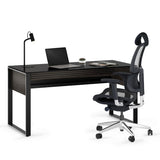 BDI Corridor 6501 Desk with Keyboard Drawer (Charcoal Stained Ash)