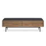 BDI LINQ Bench 9102 with Leather Cushion