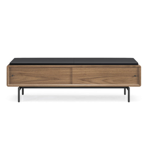 BDI LINQ Bench 9102 with Leather Cushion