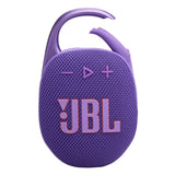 JBL Clip 5 Ultra Portable Bluetooth Speaker with gSport Carbon Fiber Case (Purple)
