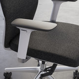 BDI Coda 3522 Ergonomic Task Chair with High-Performance Mesh Fabric (Oyster & Grey)