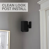 Sanus Universal Tilt & Swivel Speaker Wall Mount and Power Kit - Each