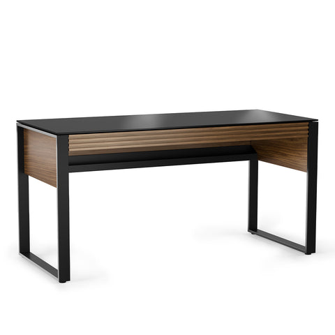 BDI Corridor 6501 Desk with Keyboard Drawer (Natural Walnut)
