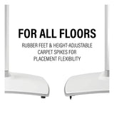 Sanus Fixed-Height Speaker Stands for Sonos Era 300 - Pair (White)