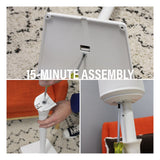 Sanus Fixed-Height Speaker Stands for Sonos Era 100 - Pair (White)