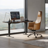 BDI Bolo 3531 Executive Leather Office Chair (Saddle)