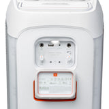 JBL PartyBox Club 120 Portable Party Speaker with Wireless Two Microphone System (White)