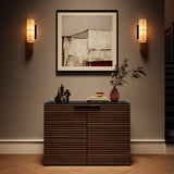 BDI Corridor 8108 2-Door Storage Cabinet (Natural Walnut)
