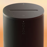 Sonos Era 100 Voice-Controlled Wireless Smart Speakers with Bluetooth, Trueplay Acoustic Tuning Technology, & Amazon Alexa Built-In - Pair (Black)