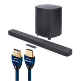 JBL BAR 500MK2 5.1 Channel Soundbar System with AudioQuest Sky 3m HDMI Cable