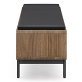 BDI LINQ Bench 9102 with Leather Cushion