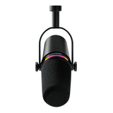 Shure MV7+ Hybrid Output USB-C & XLR Podcast Microphone & Desktop Stand (Black)