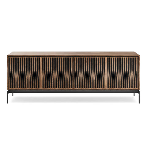 BDI Elements 8709 Tune Media Cabinet with Console Base (Natural Walnut)
