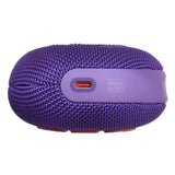 JBL Clip 5 Ultra Portable Bluetooth Speaker with gSport Carbon Fiber Case (Purple)