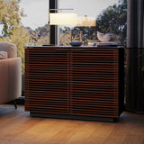 BDI Corridor 8108 2-Door Storage Cabinet (Chocolate Stained Walnut)