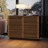 BDI Corridor 8108 2-Door Storage Cabinet (Natural Walnut)