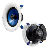 Yamaha NS-IC800 140 Watt 8-Inch 2-Way In-Ceiling Speakers - Pair (White)
