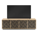 BDI Elements 8703 Weave Media Cabinet (Washed Oak)
