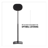 Sanus Height-Adjustable Speaker Stands for Sonos Era 300 - Pair (Black)