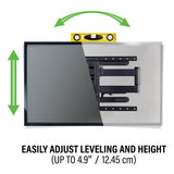 Sanus VODLF125-B2 Premium Outdoor Full-Motion Mount with Corrosion Resistant Coating & Stainless-Steel Hardware for 40"-85" TVs