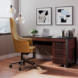 BDI Bolo 3531 Executive Leather Office Chair (Saddle)
