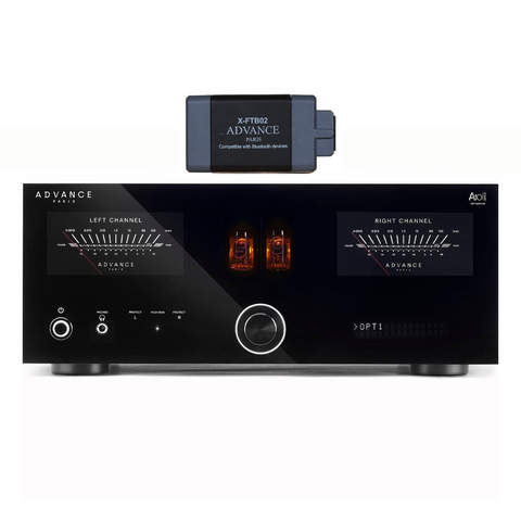 Advance Paris A10 APEX Integrated Amplifier Bundle w/ X-FTB02 aptX HD Bluetooth Receiver