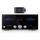 Advance Paris A12 Classic Integrated Amplifier Bundle w/ X-FTB02 aptX HD Bluetooth Receiver