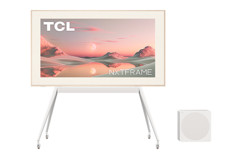 TCL NXTFRAME PRO TV 4K QLED Google TV With Audio by Bang & Olufsen and Flush Wall Mount