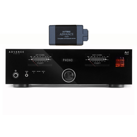 Advance Paris A8 APEX Integrated Amplifier Bundle w/ X-FTB02 aptX HD Bluetooth Receiver