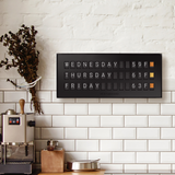 Vestaboard Note Mechanical Smart Messaging Dispay - Framed (Black)